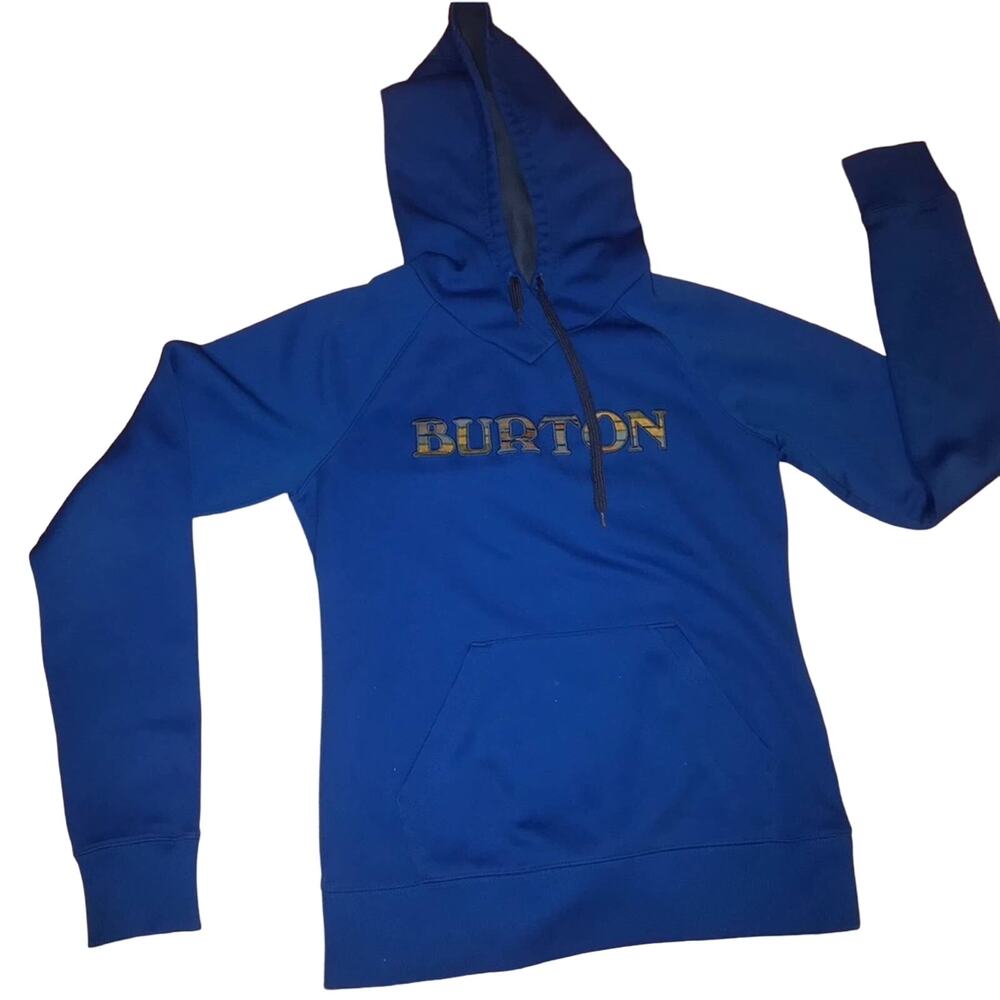 Burton DryRide Colombo Hoodie Women’s M Snowboarding Pullover High Neck Logo